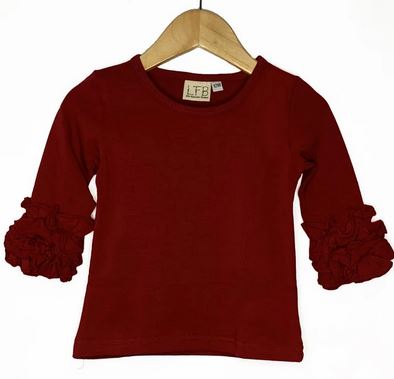 Cranberry Icing Long Sleeve Top Item 391