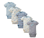 5-Pack Organic Baby Boys Bear Short Sleeve Onesies® Bodysuits Item 371