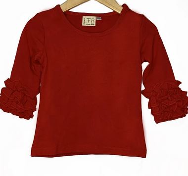 Red Icing Long Sleeve Top Item 422