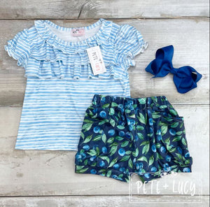 Blueberry Farm Short Set Item 381